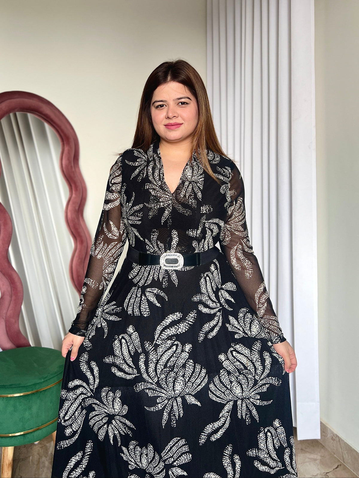 RUSELL BELTED DRESS