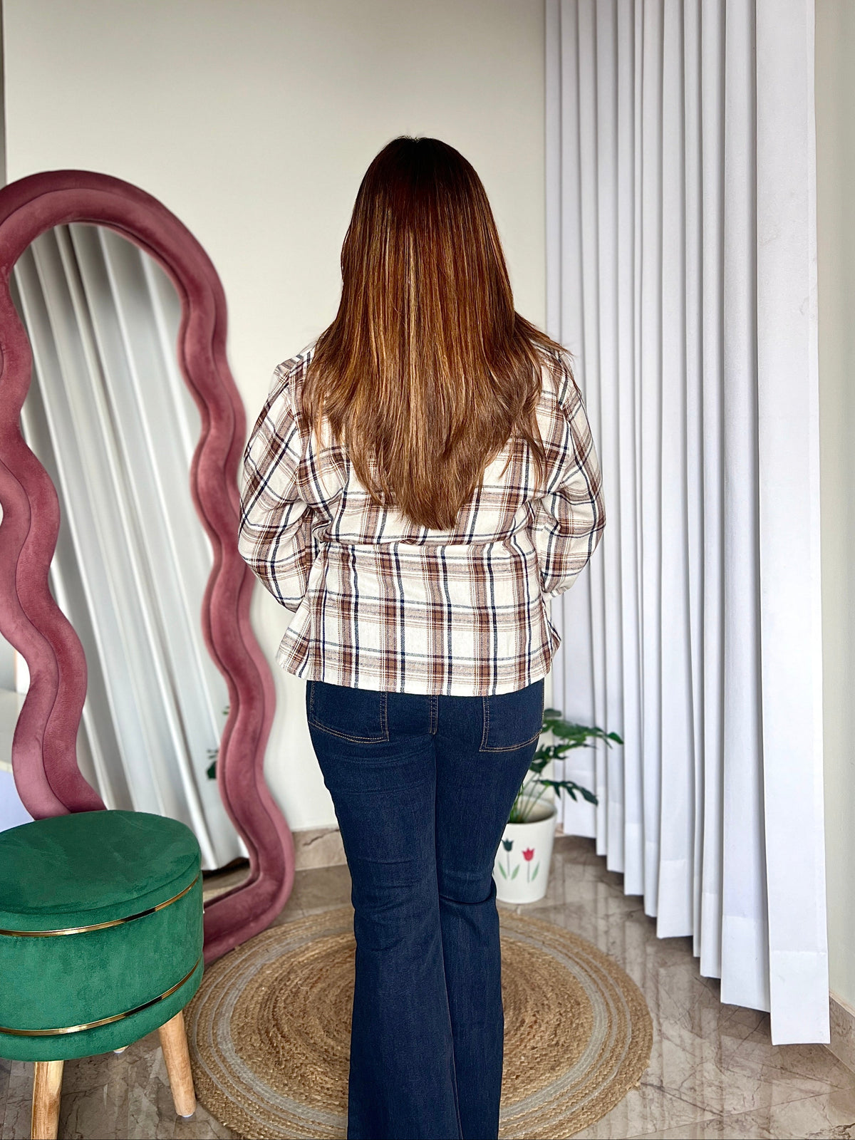 VIOLA CHECKERED SHIRT