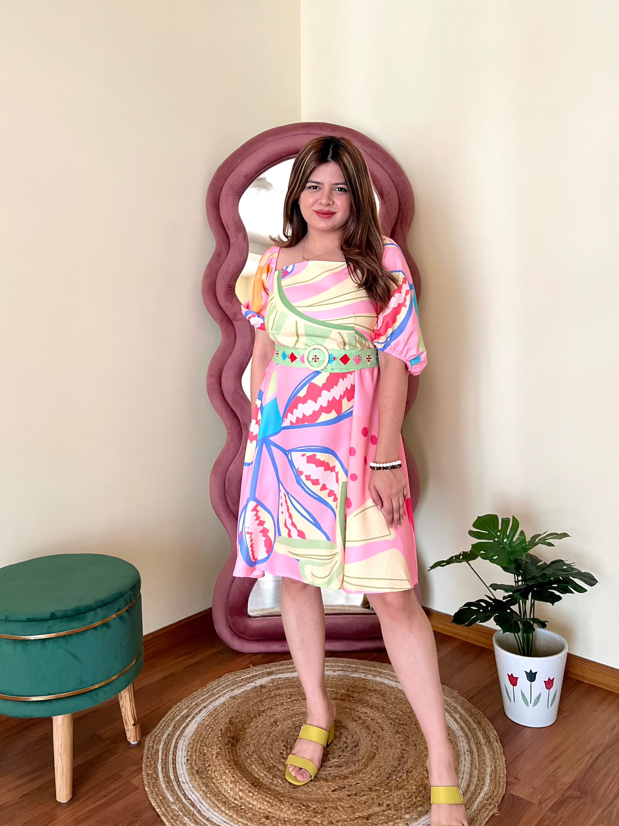CLARA PRINTED DRESS