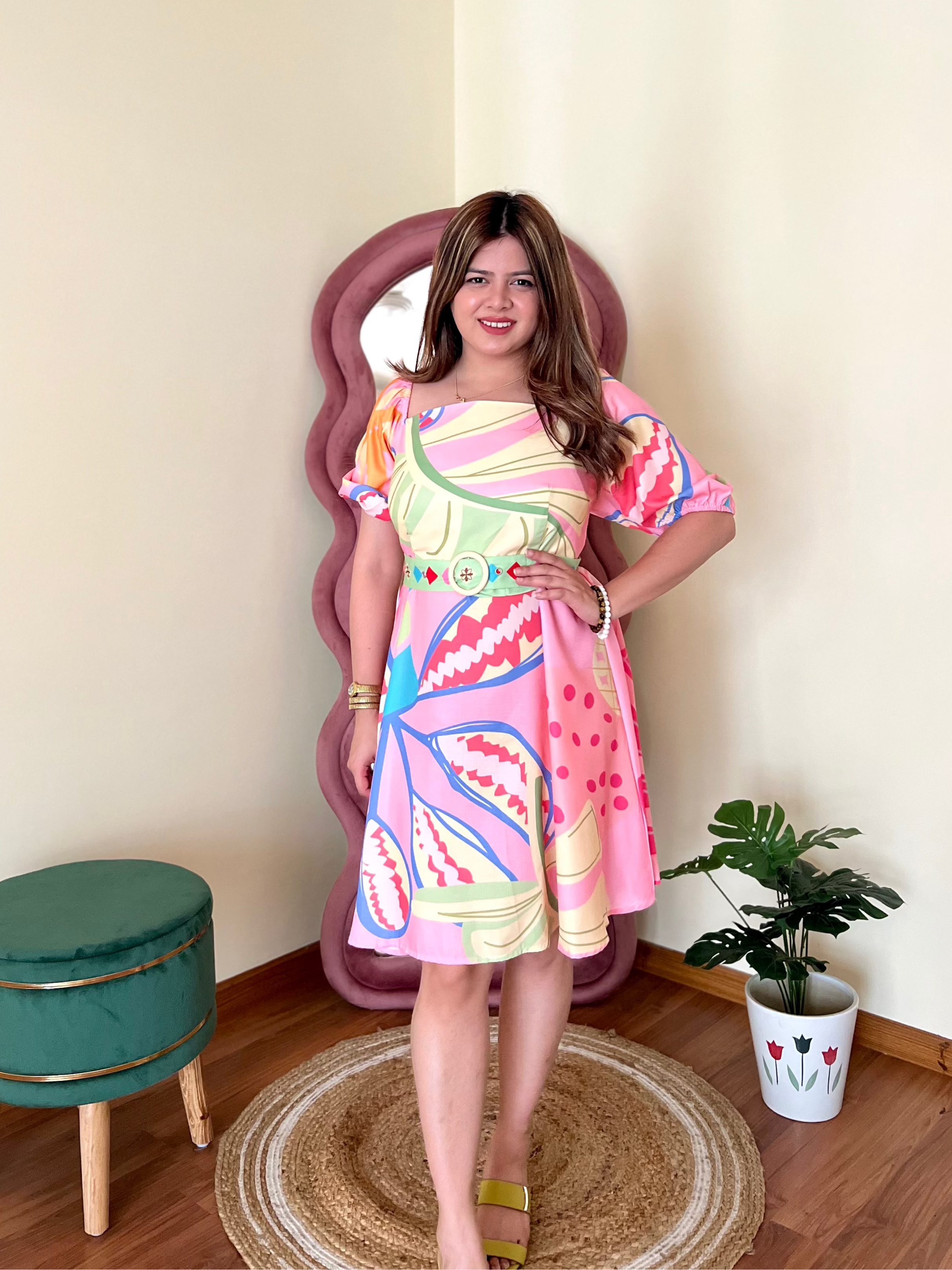 CLARA PRINTED DRESS