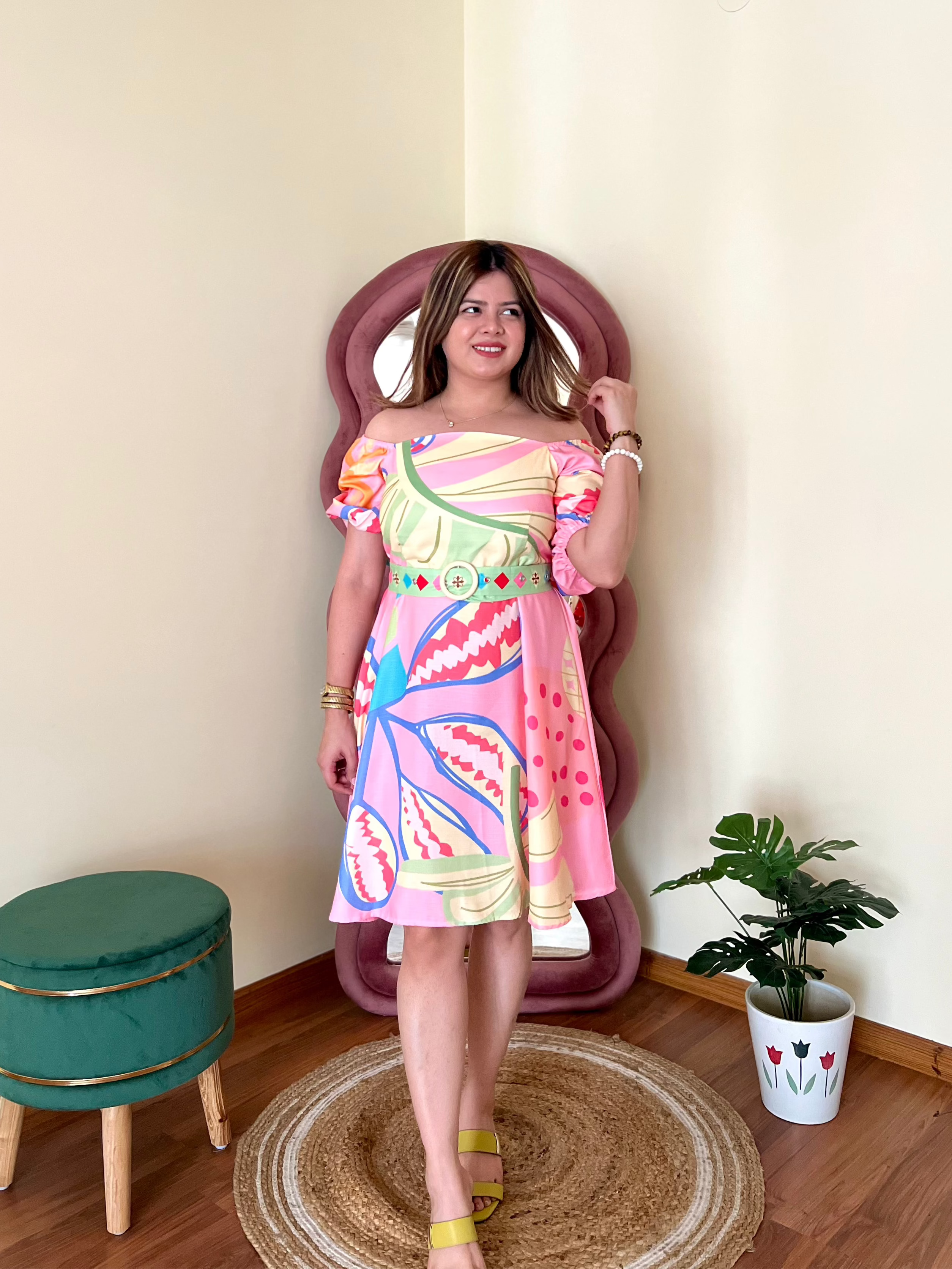 CLARA PRINTED DRESS