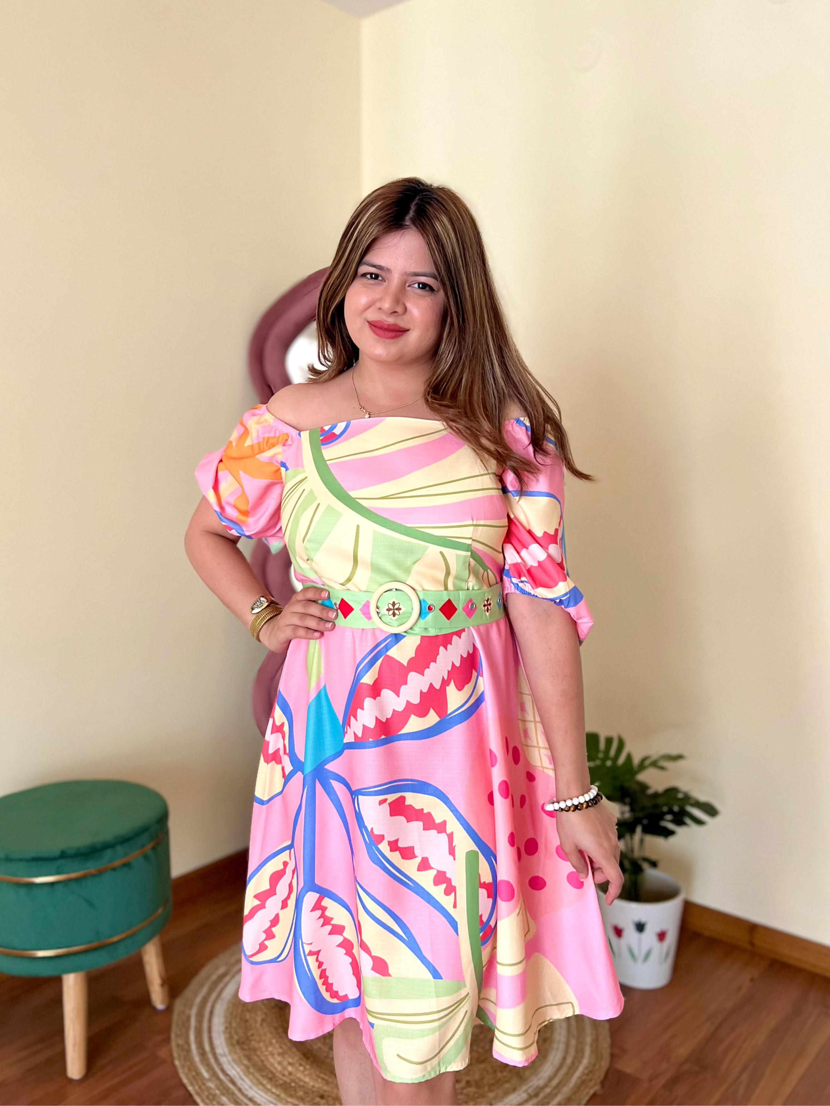 CLARA PRINTED DRESS