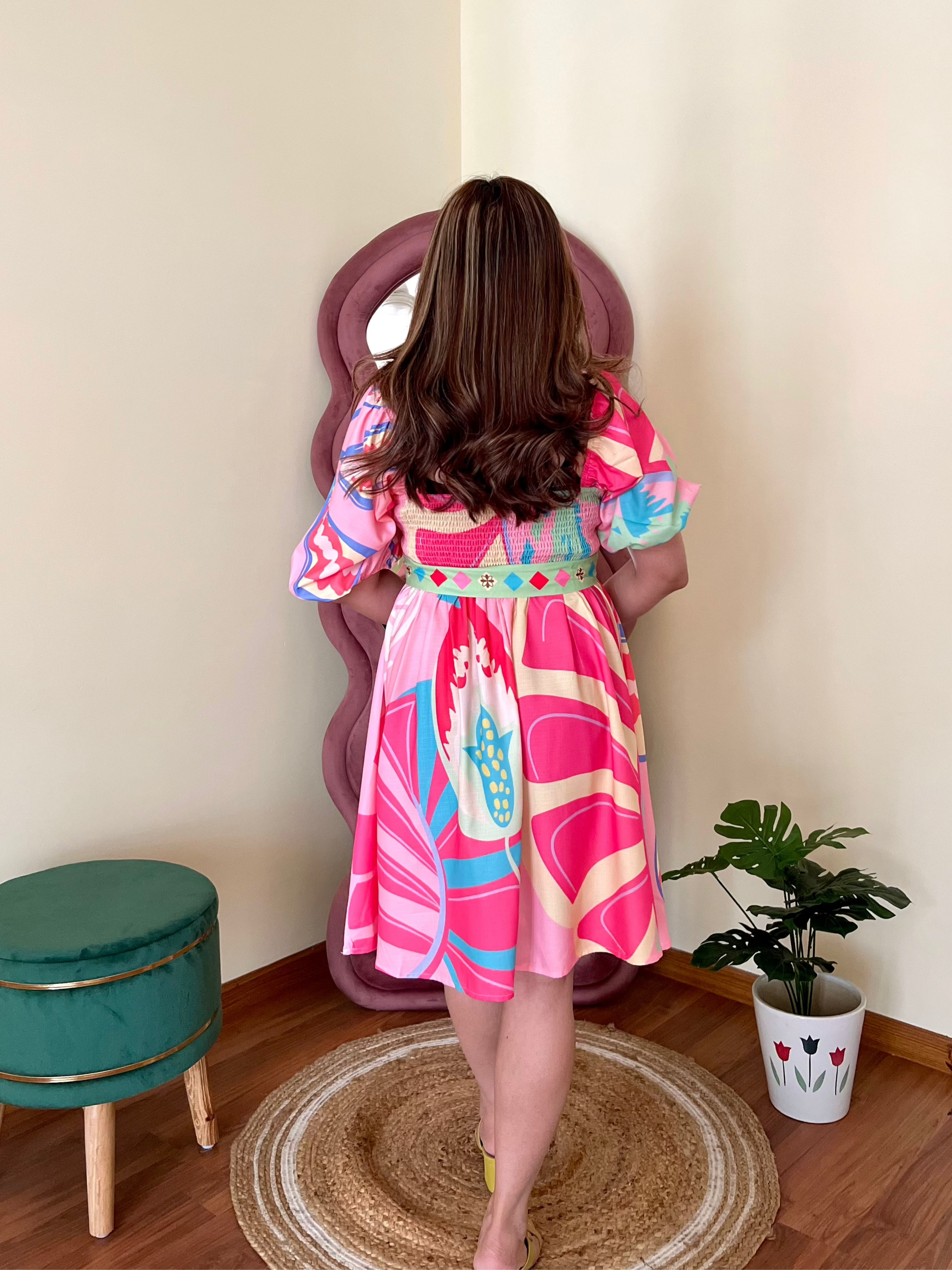 CLARA PRINTED DRESS