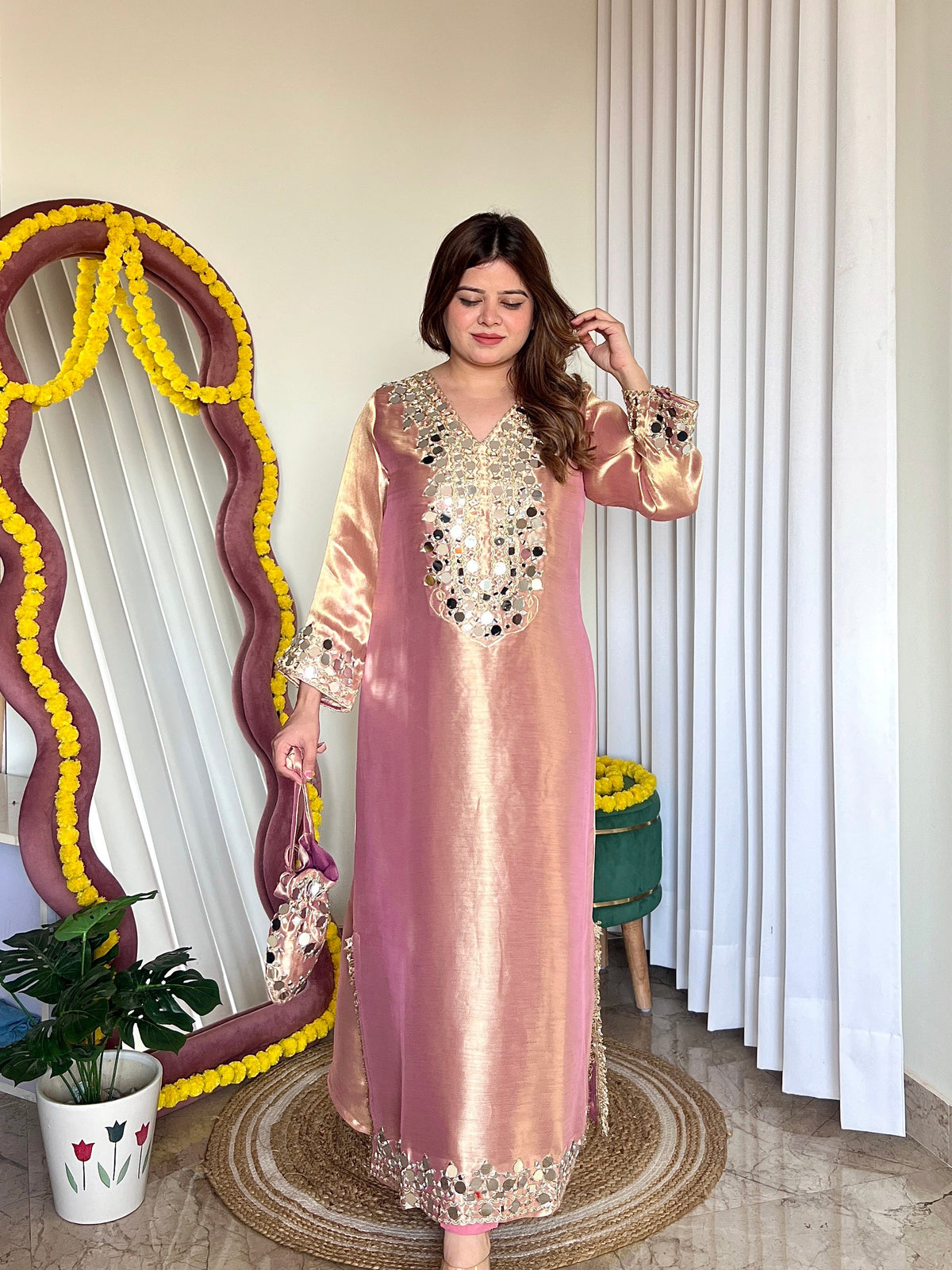 INAYAT MIRROR 3PC PHERAN