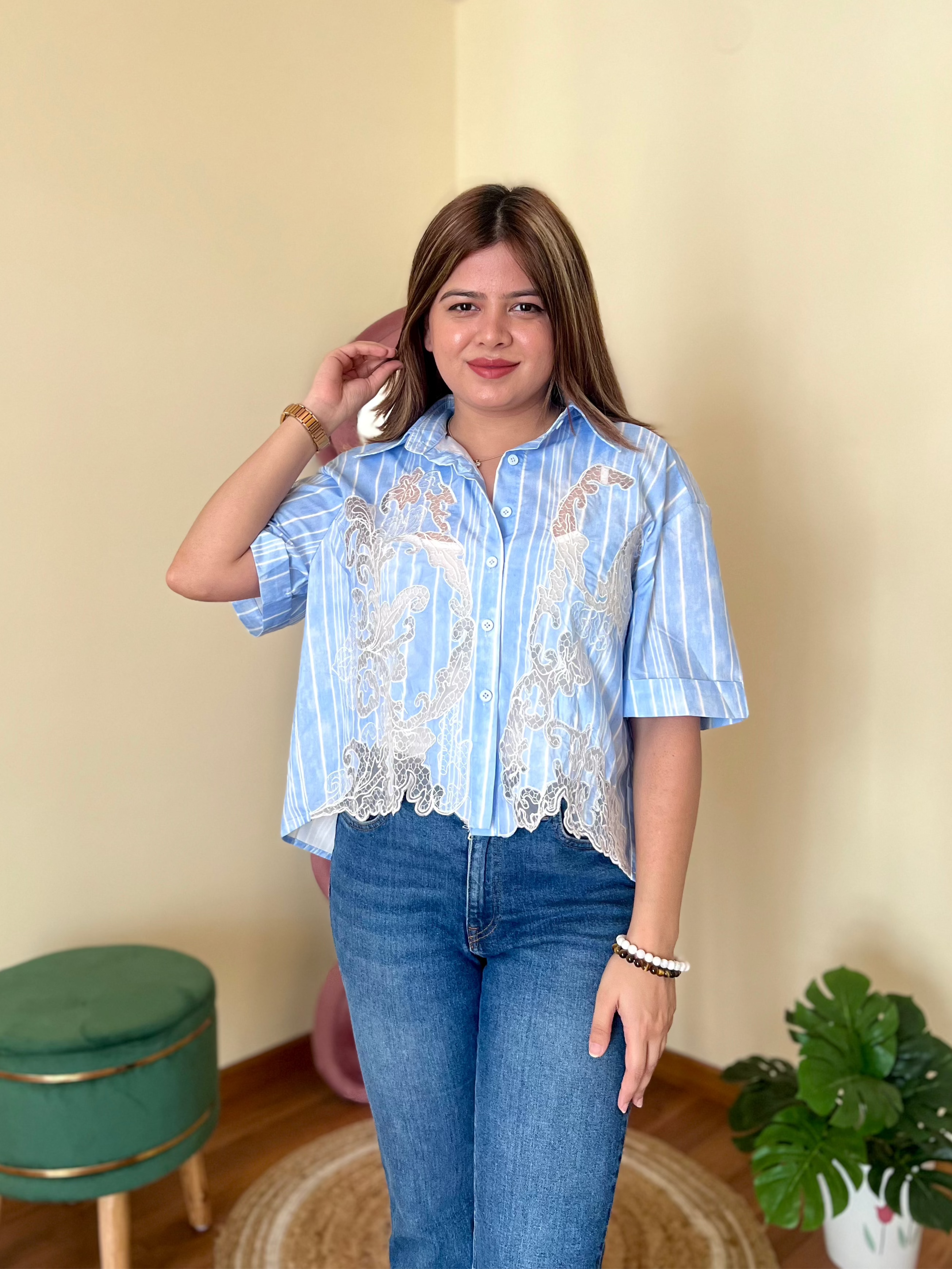 PEPPER LACE SHIRT