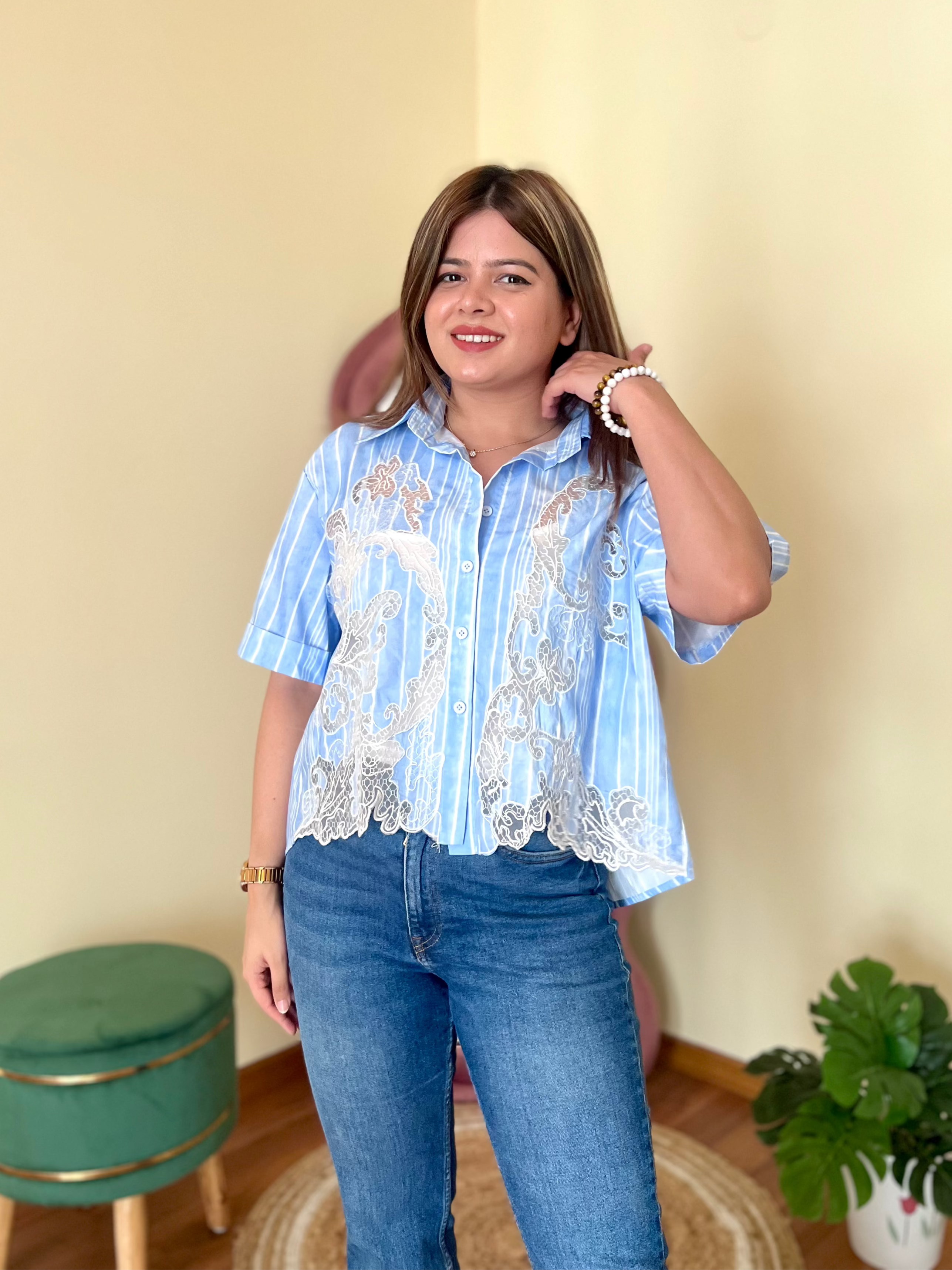 PEPPER LACE SHIRT