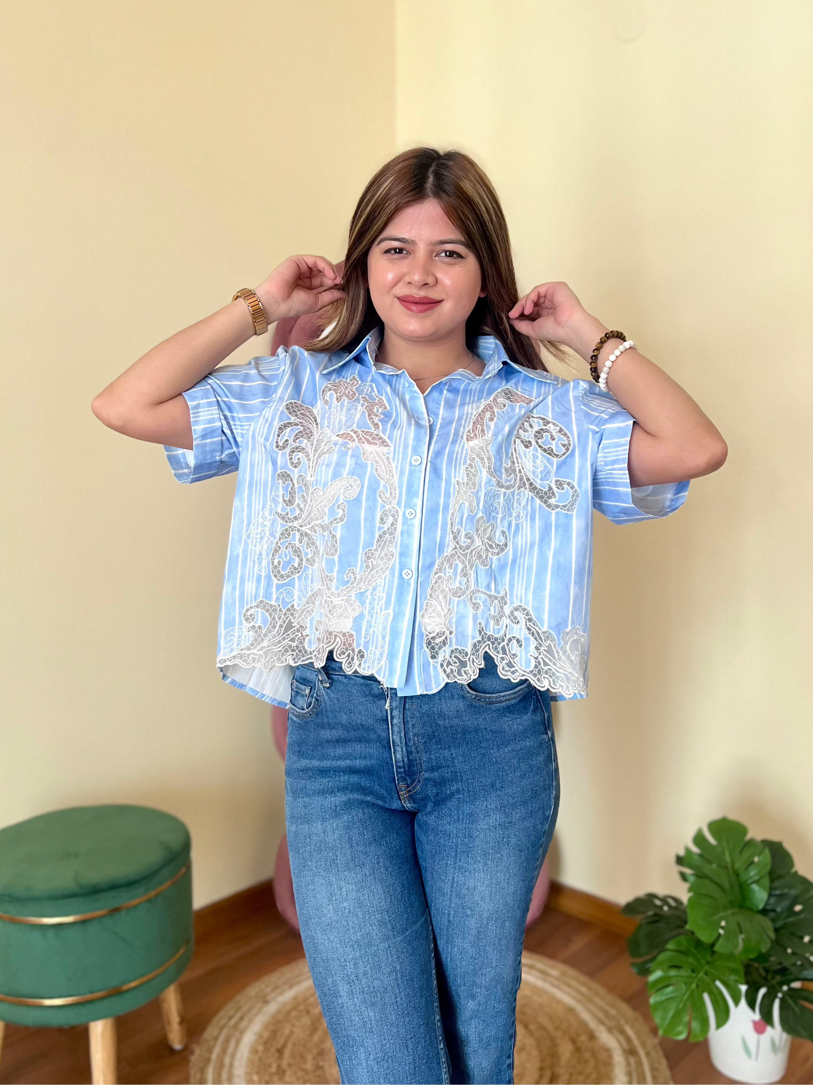 PEPPER LACE SHIRT