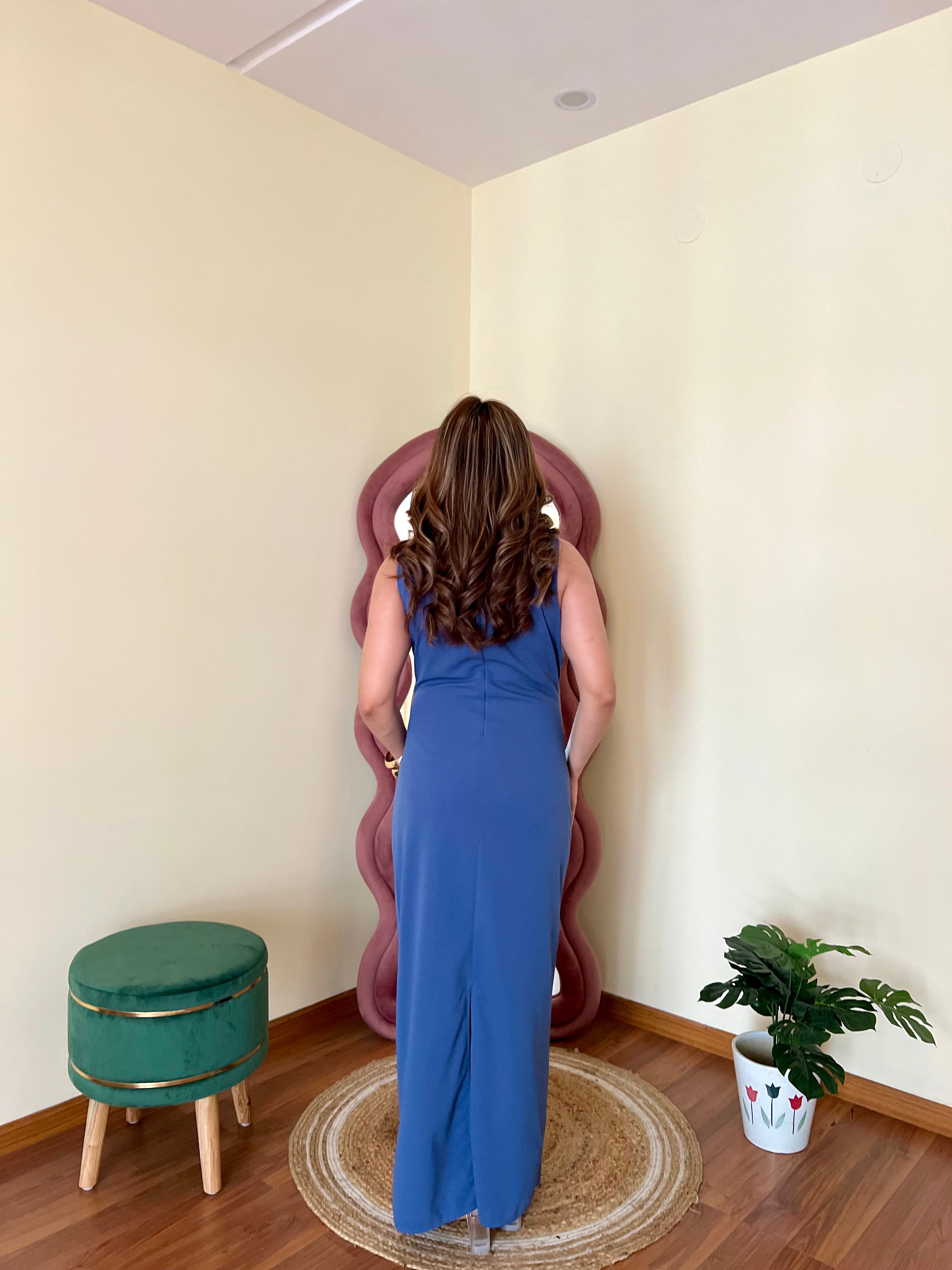 BUTTER MIDI DRESS