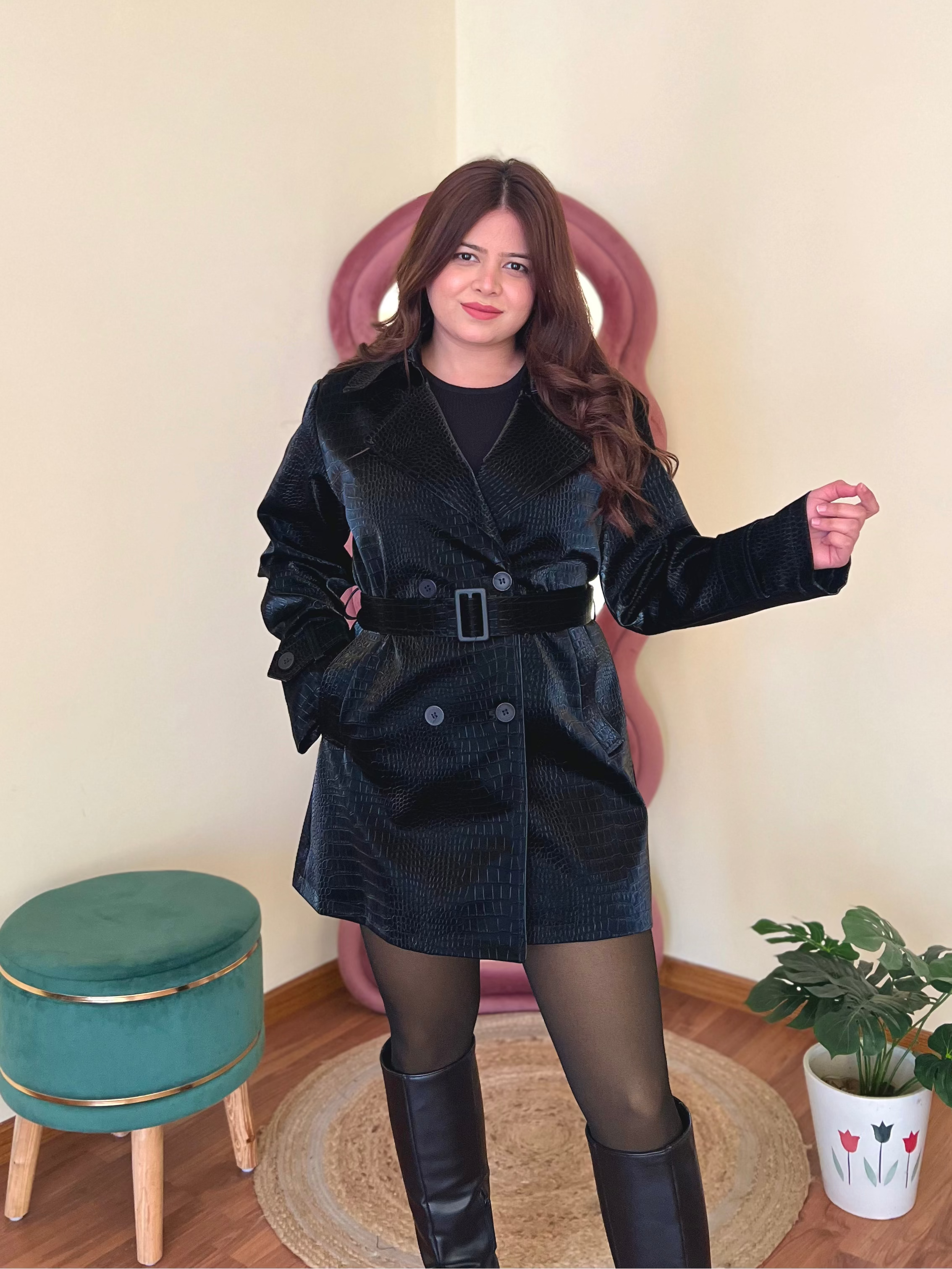 MIA LEATHER COAT