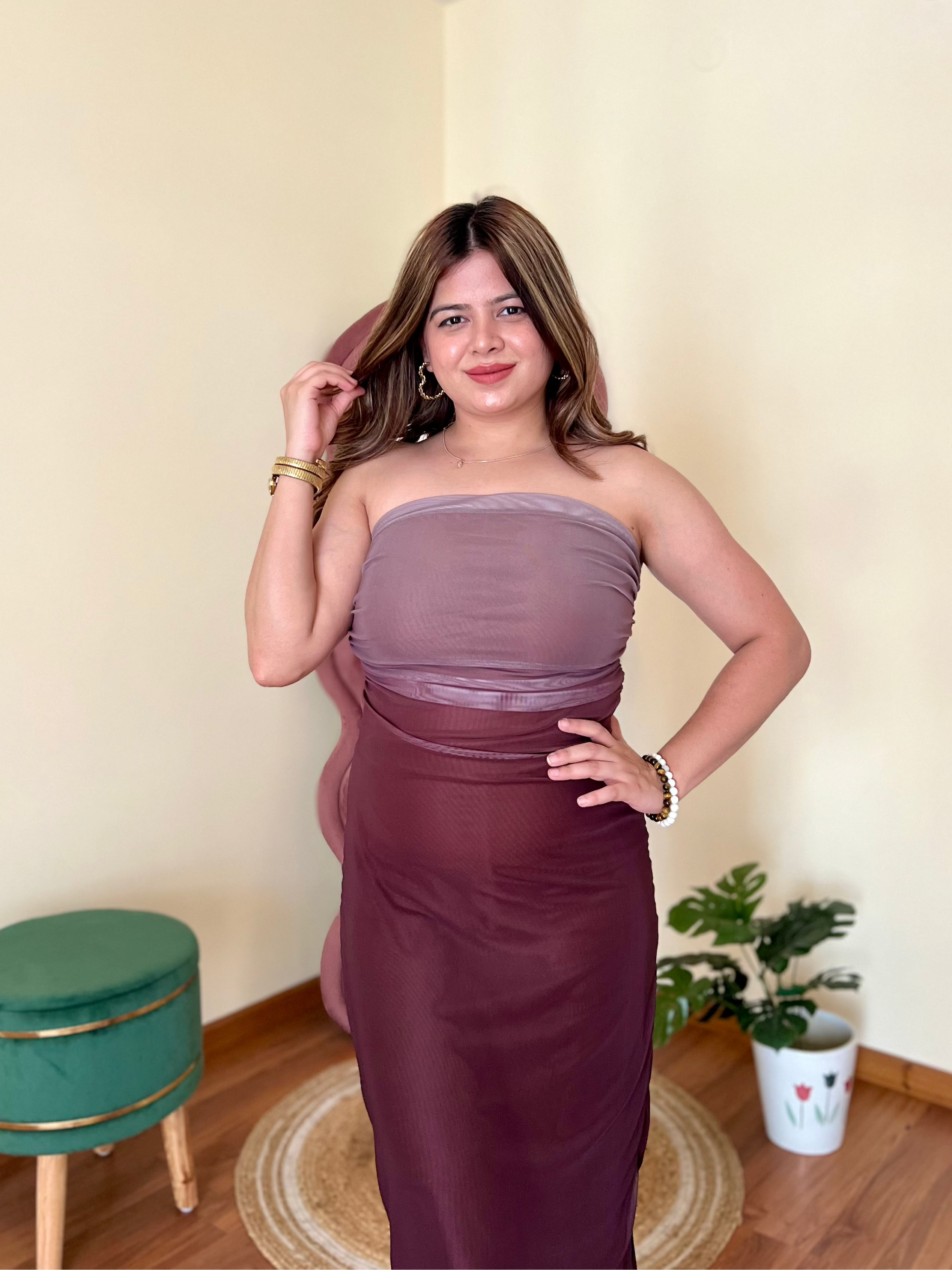 MILEY MESH DRESS