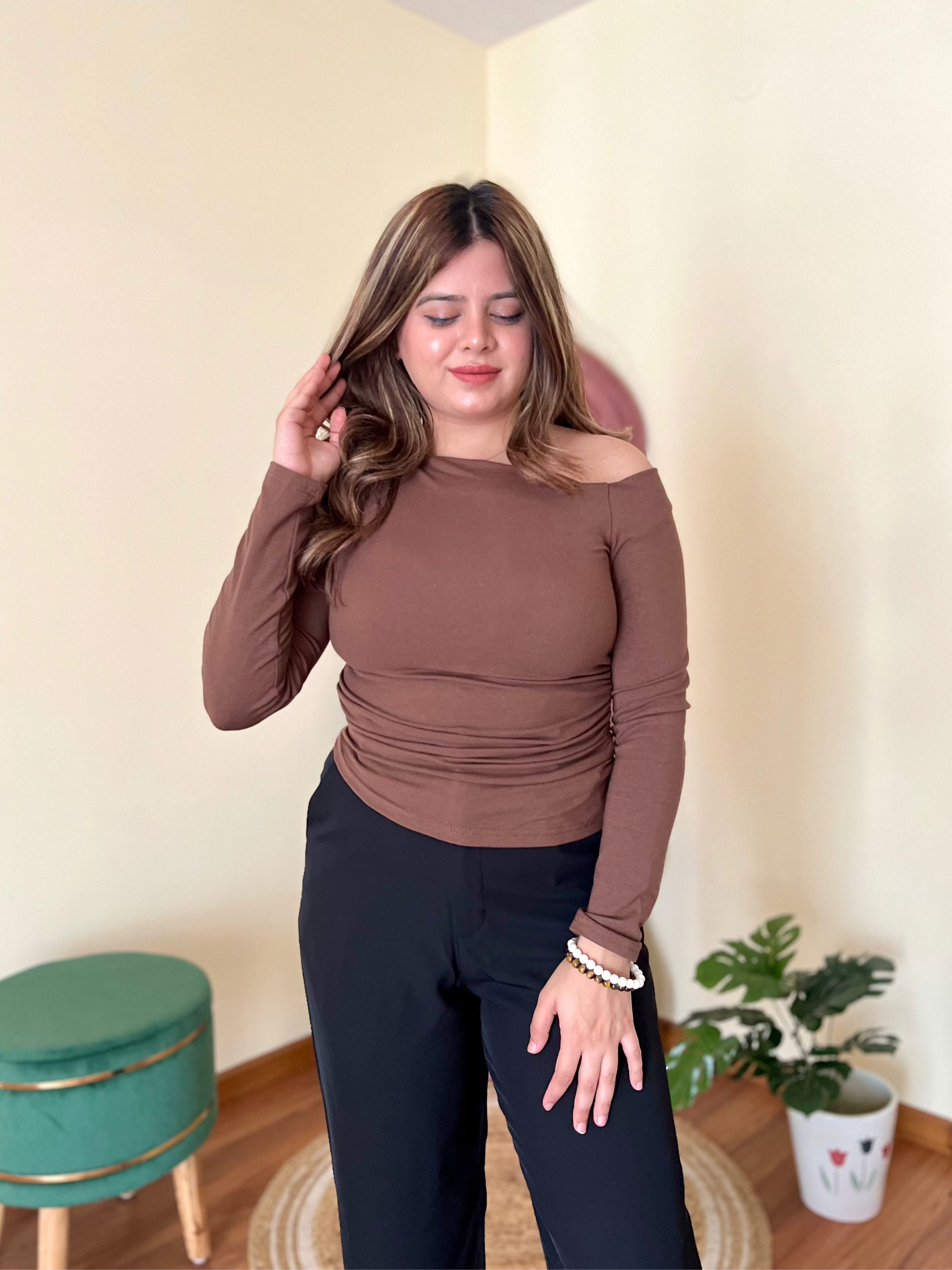 ALICE 1 SHOULDER TOP