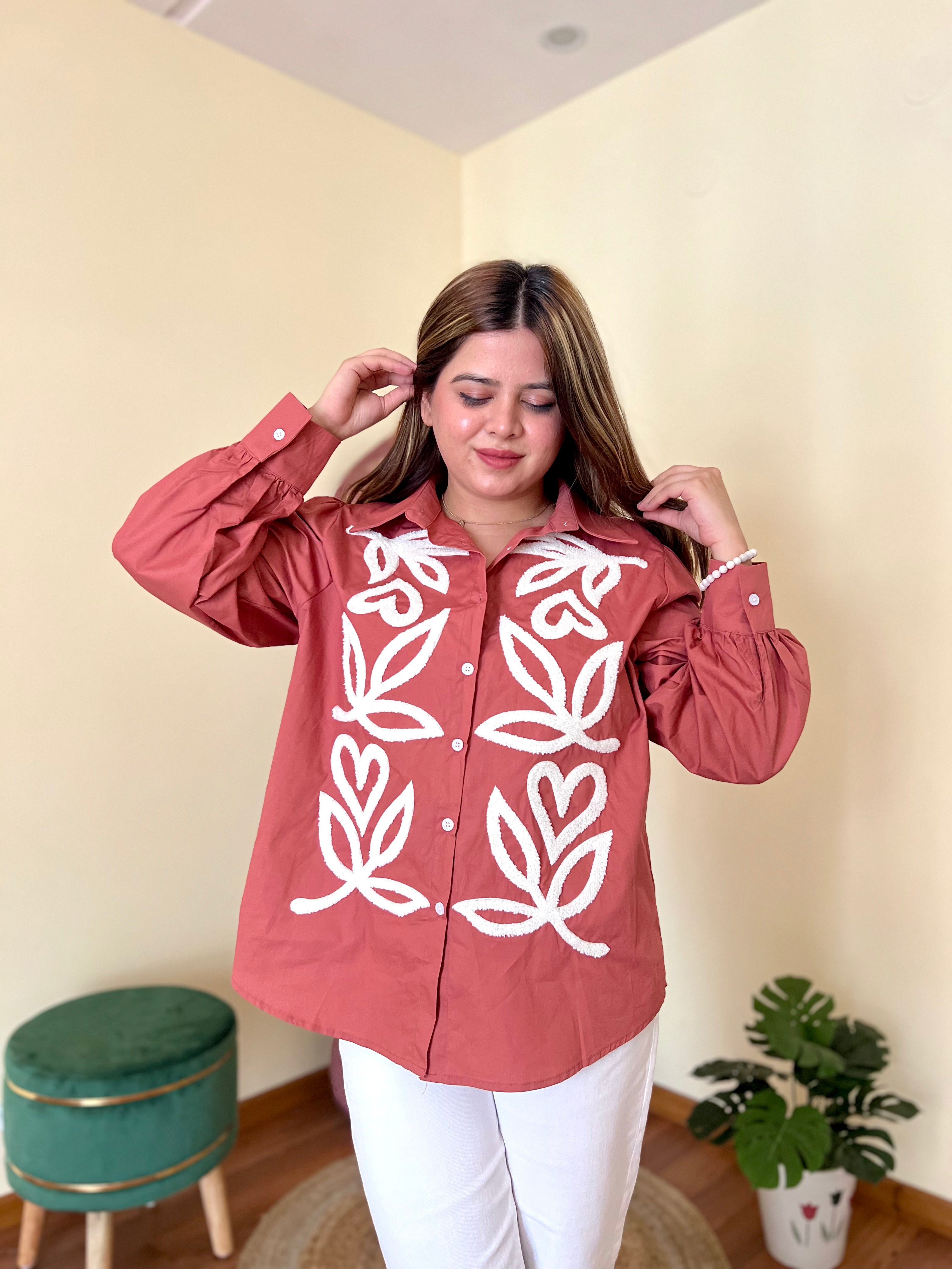 CANDY EMBROIDERED SHIRTS