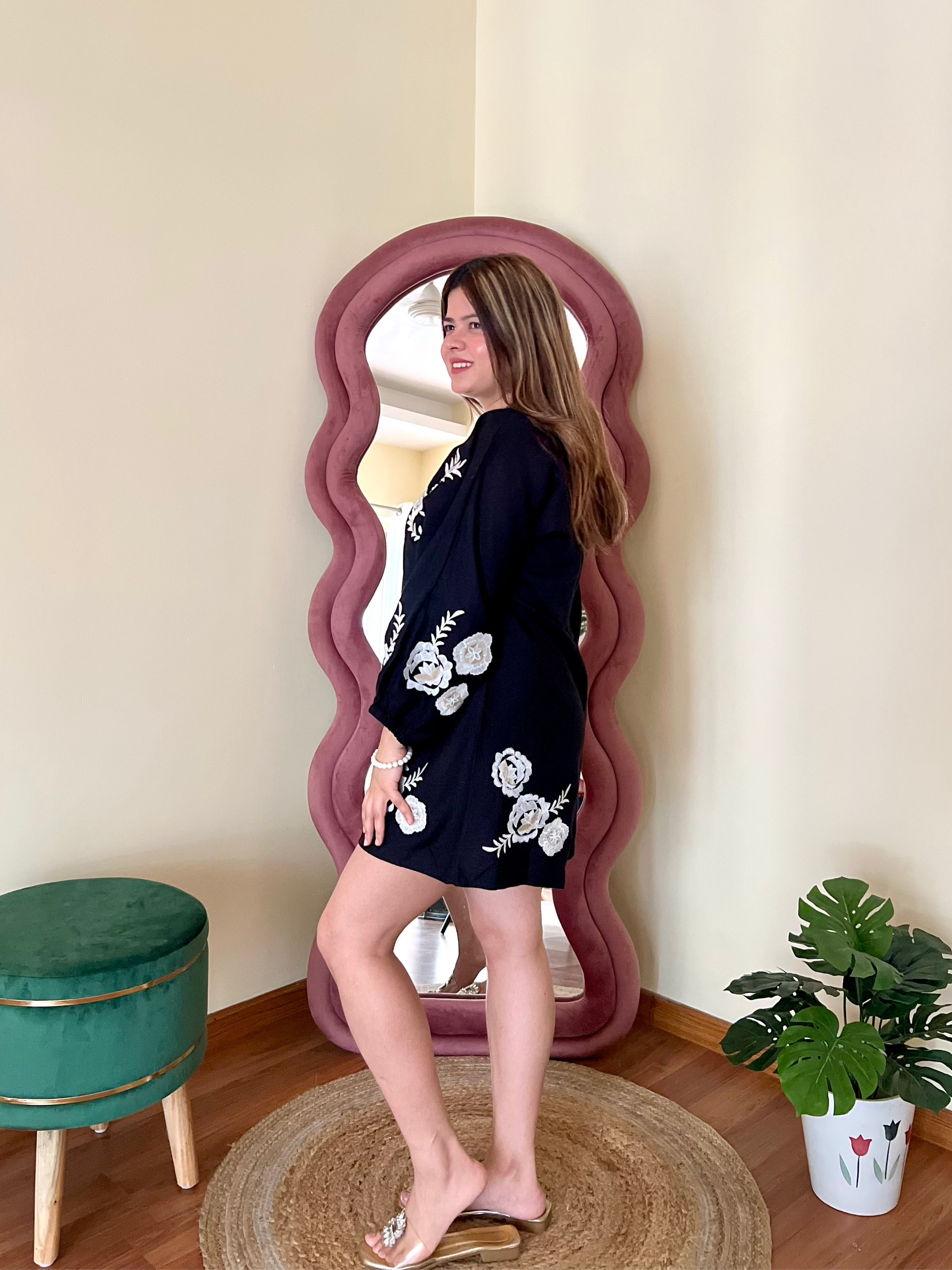 ALASKA EMBROIDERED PLAYSUIT