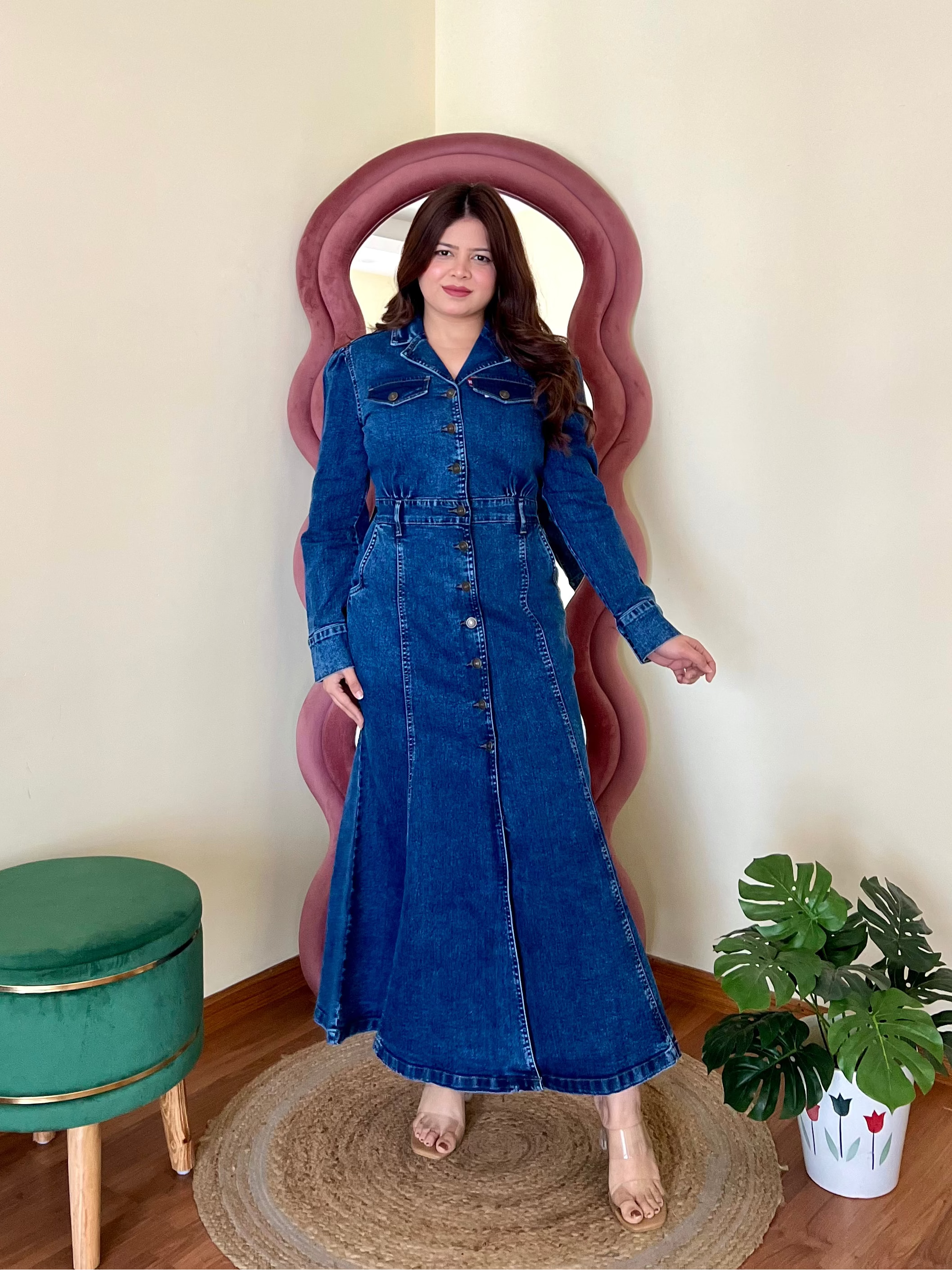 SILVIYA DENIM DRESS
