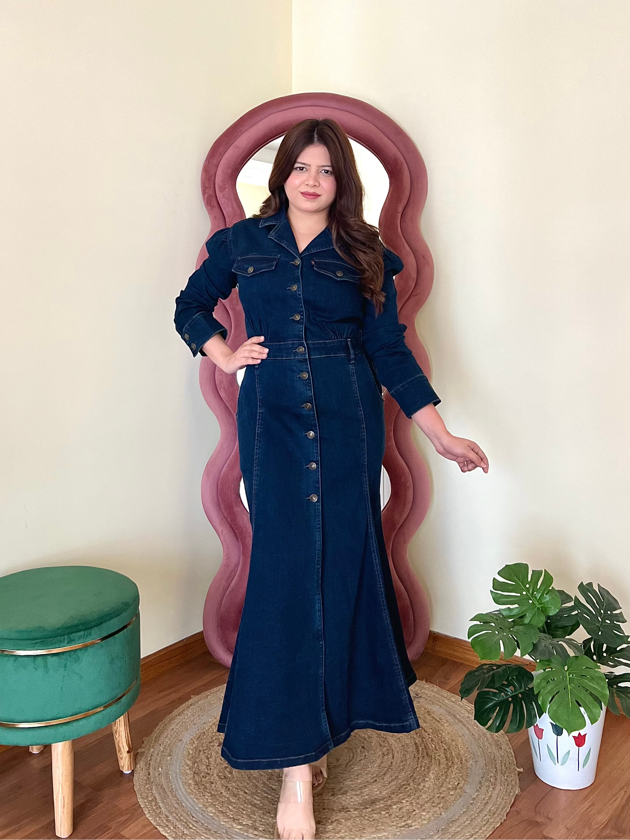 SILVIYA DENIM DRESS