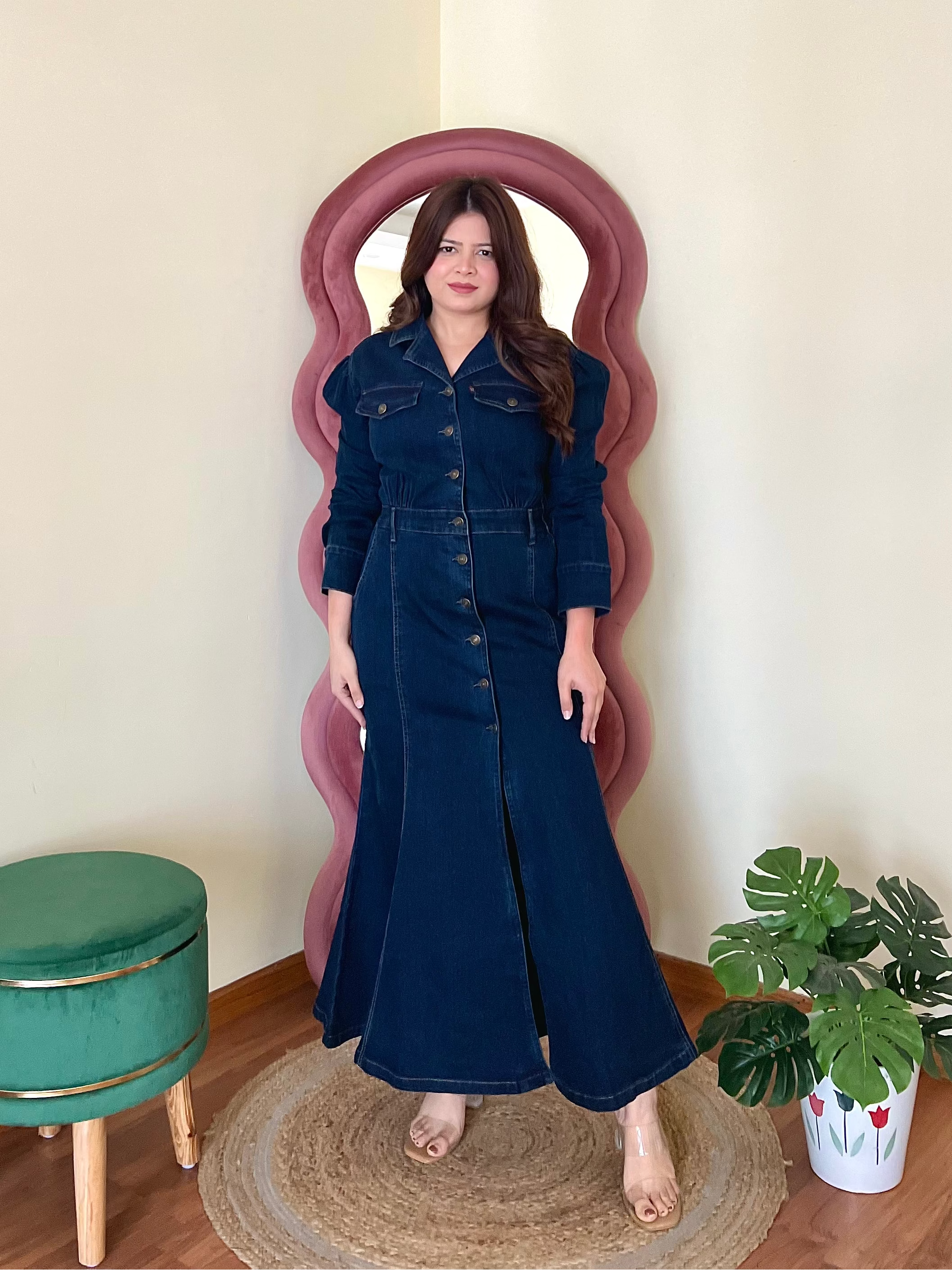 SILVIYA DENIM DRESS